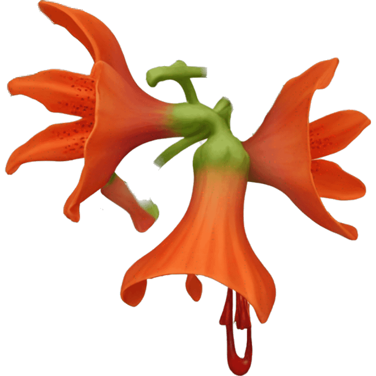 Mexican blood trumpet vine emoji