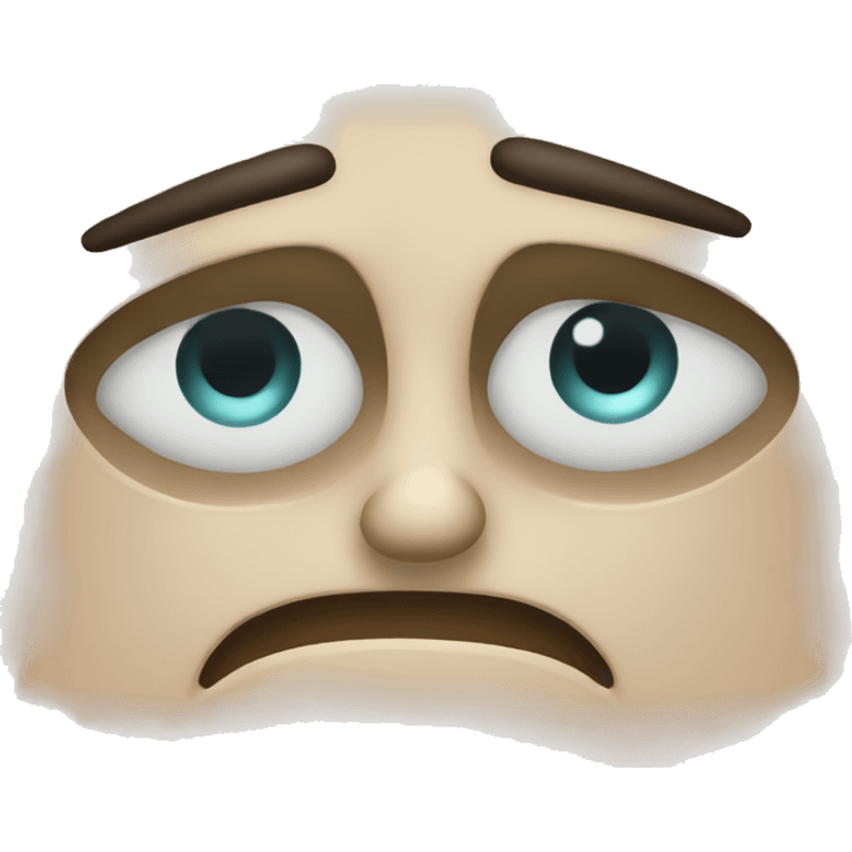 Annoyed eye roll emoj emoji