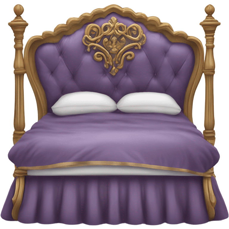 Fancy Purple bed emoji