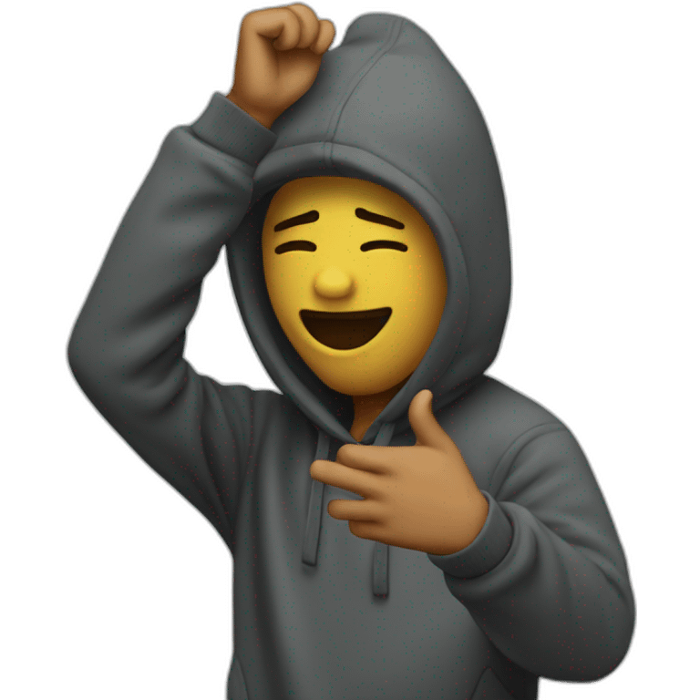 a person who does a dab emoji