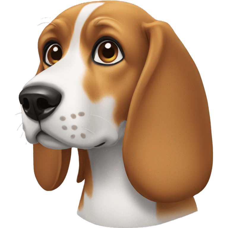 A beagle dog emoji