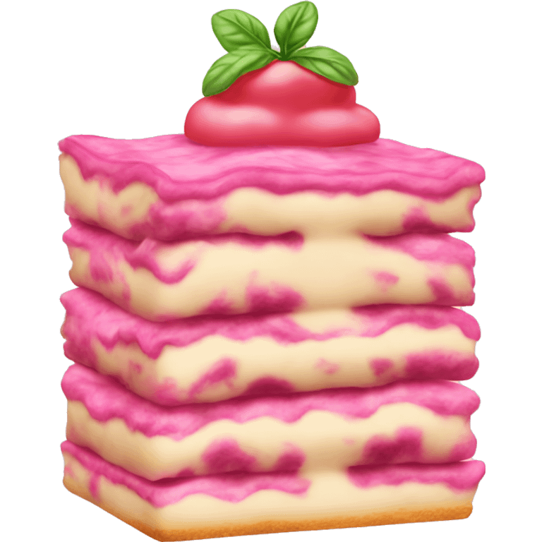 pink lasagna  emoji