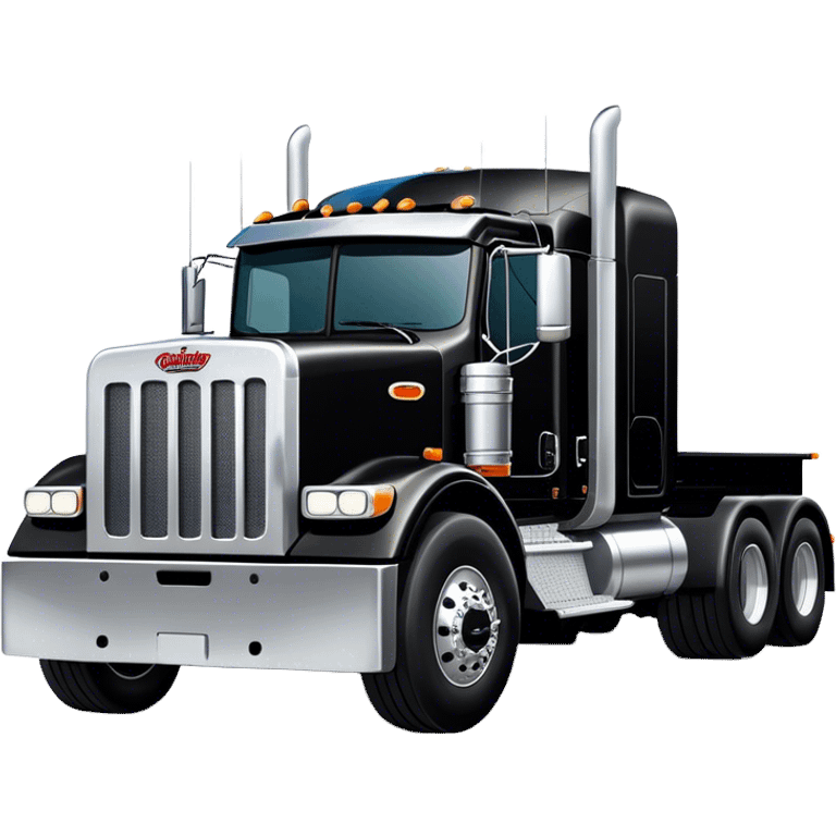 black peterbilt emoji