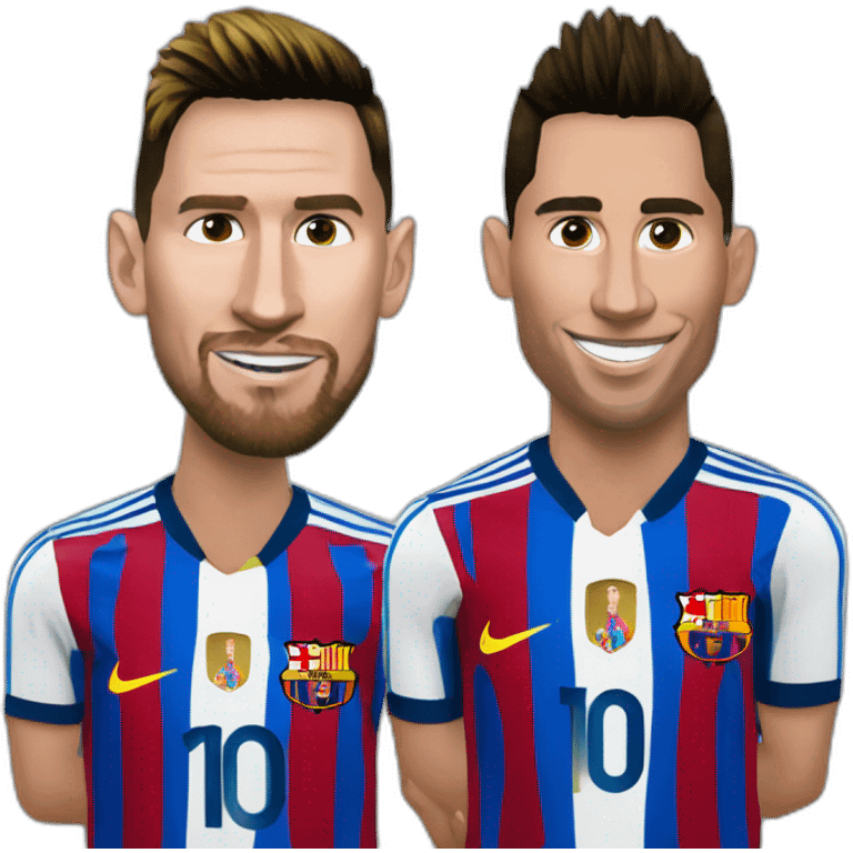 messi sur ronaldo emoji