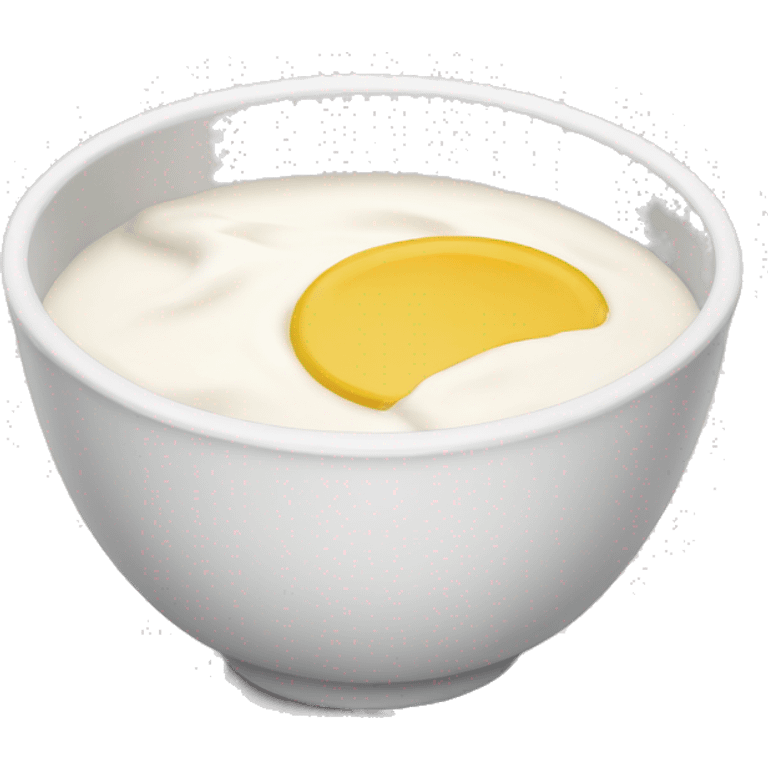 Yoghurt bowl emoji