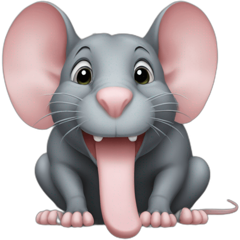 rat with elephant nose emoji