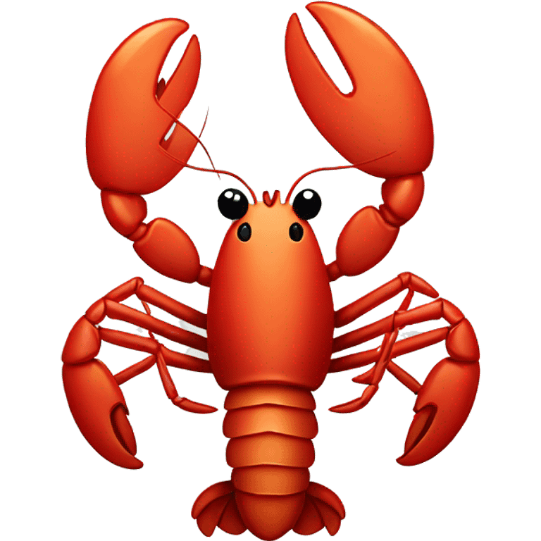 lobster holding a heart emoji