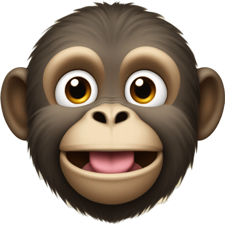 Monkey with tongue out emoji