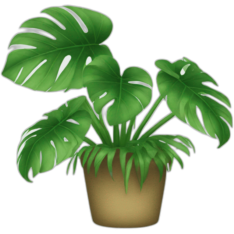 Monstera emoji