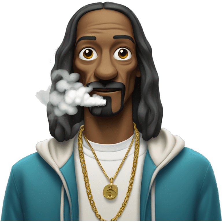 Snoop dog vaping emoji