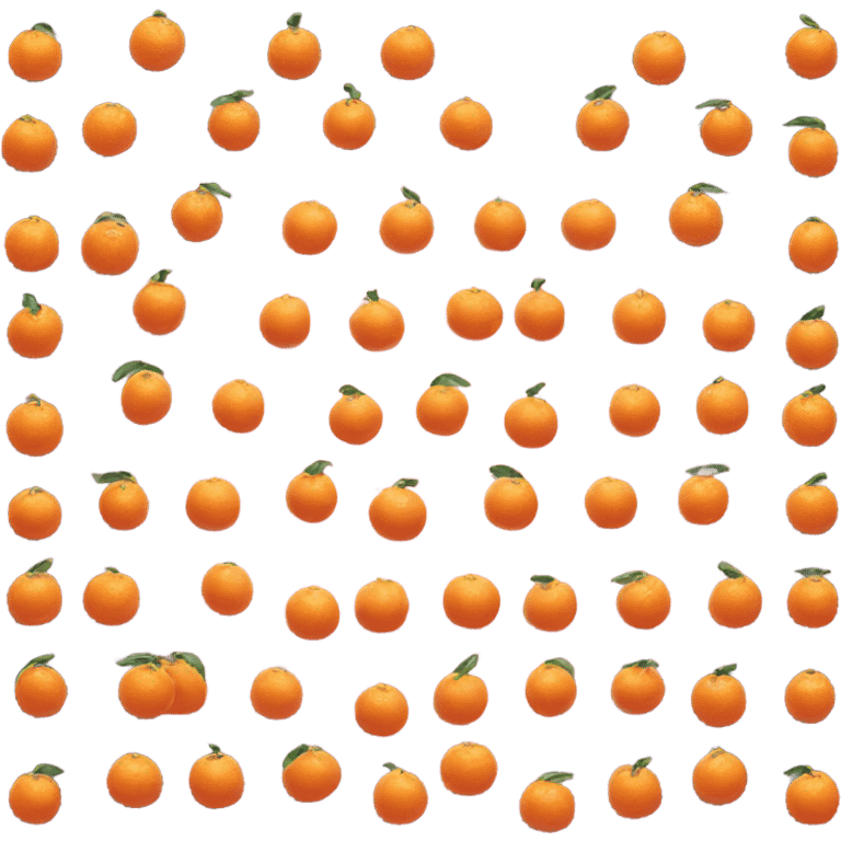 A grid with pink Christmas tangerines emoji