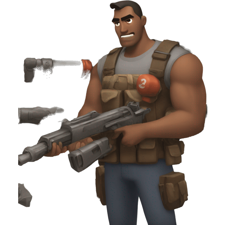 Heavy Weapons Guy from TF2 emoji