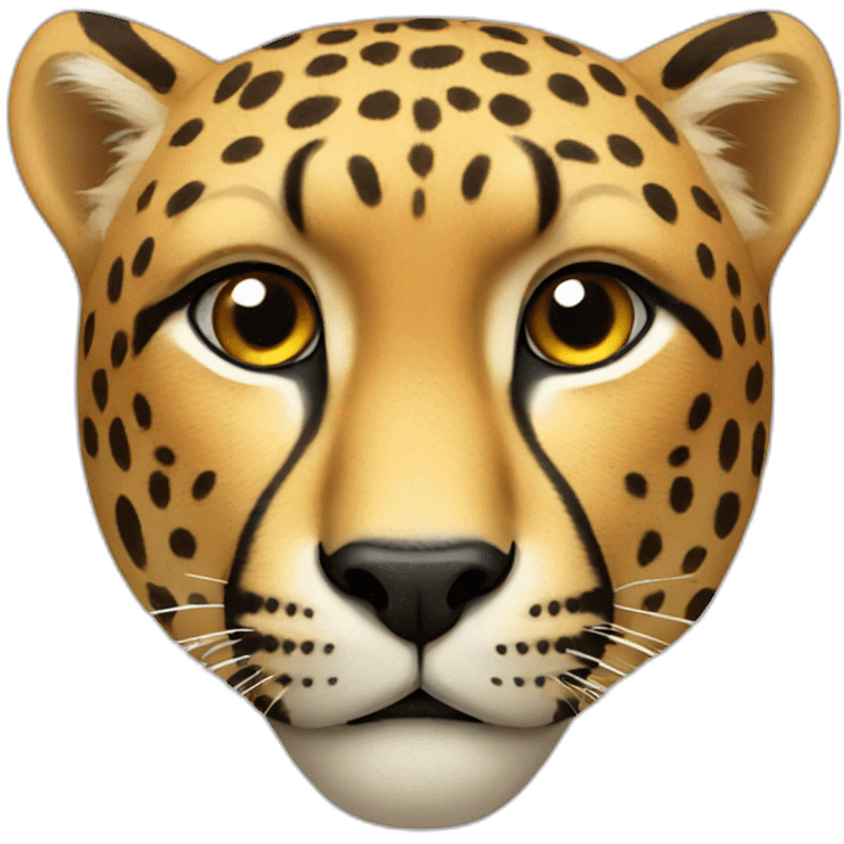 cheetah head emoji