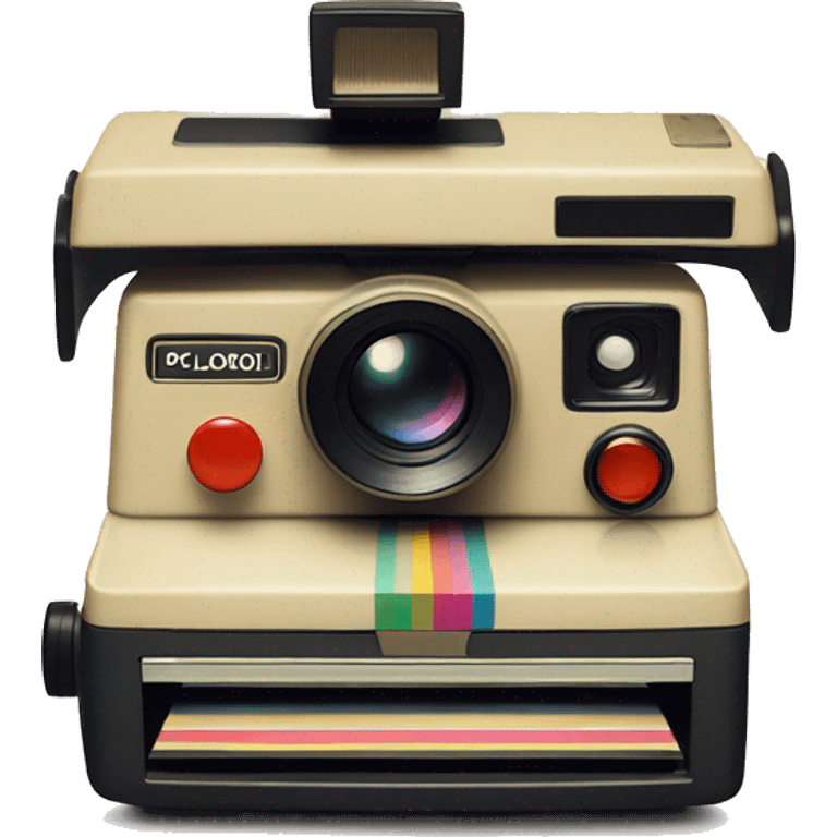 vintage polaroid camera emoji