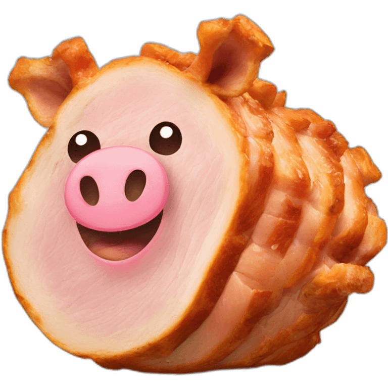 roast pork with crackling emoji