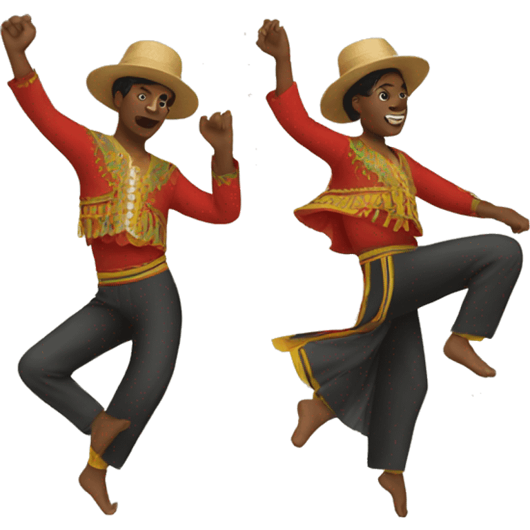 Folklore Colombian dance  emoji