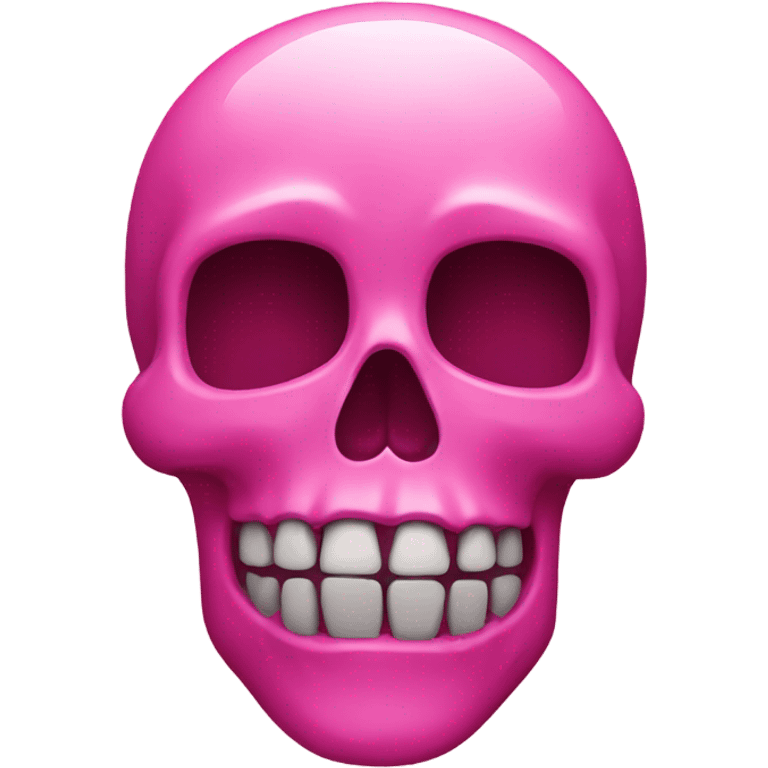 pink skull emoji