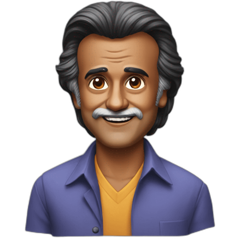 Rajinikanth Actor young emoji