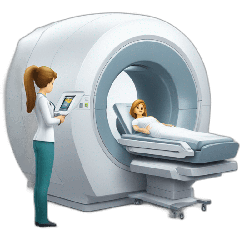 Posh-Radiologist-performing-breast-mri-to-woman emoji