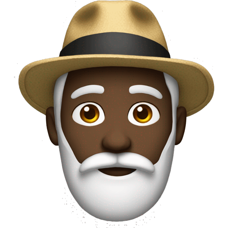 HOMME NOIR barbe bonnet emoji