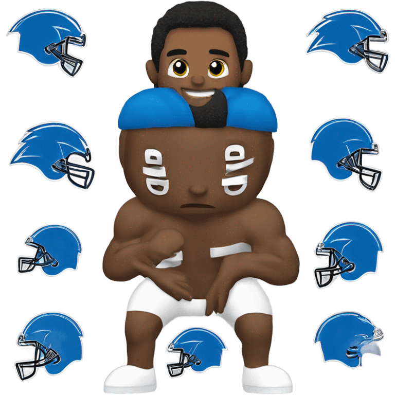 Detroit Lions beating Minnesota  emoji