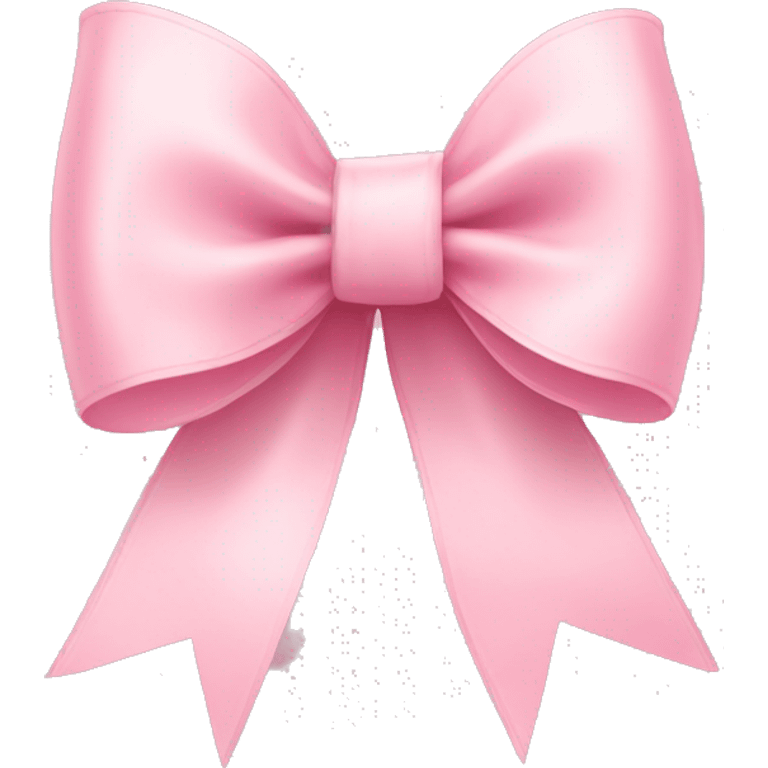 light pink ribbon bow emoji