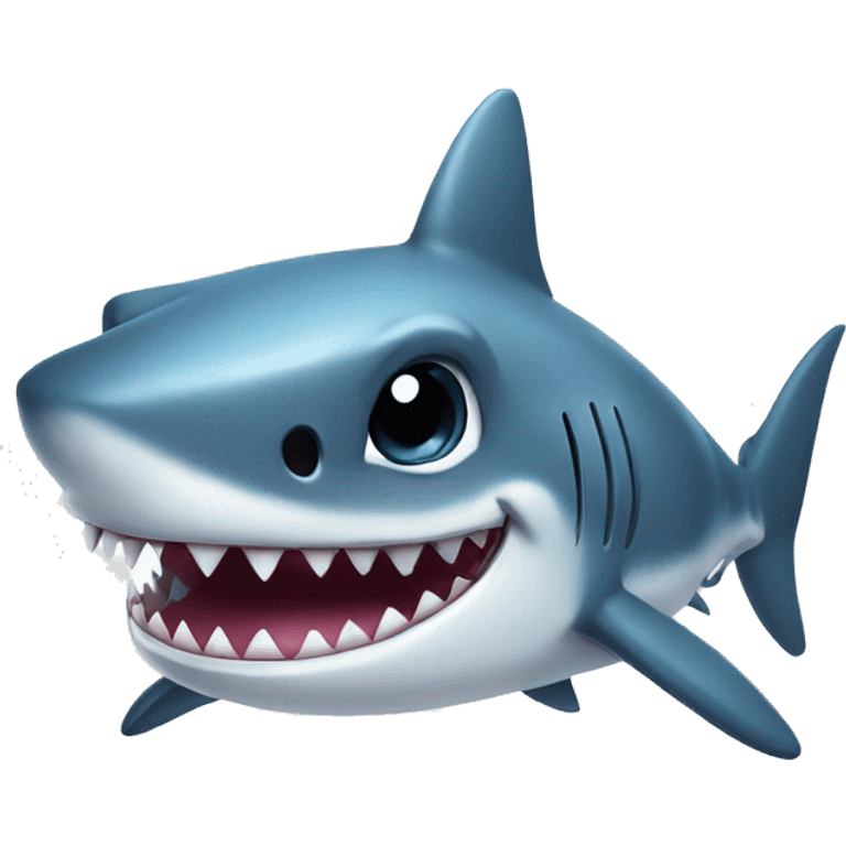 Cute shark emoji