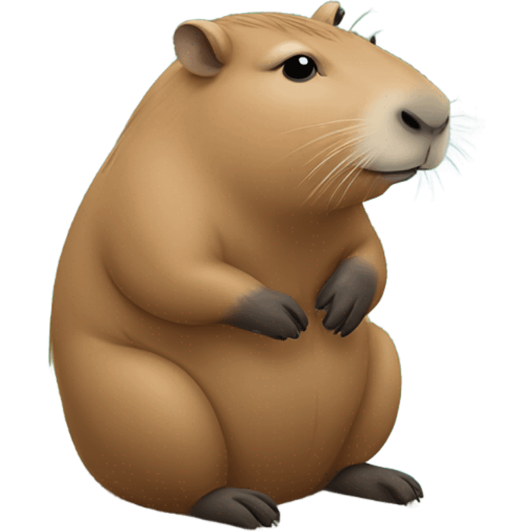 Good morning capybara emoji