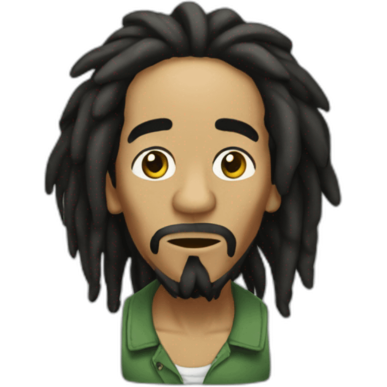 Bob Marley qui fume emoji