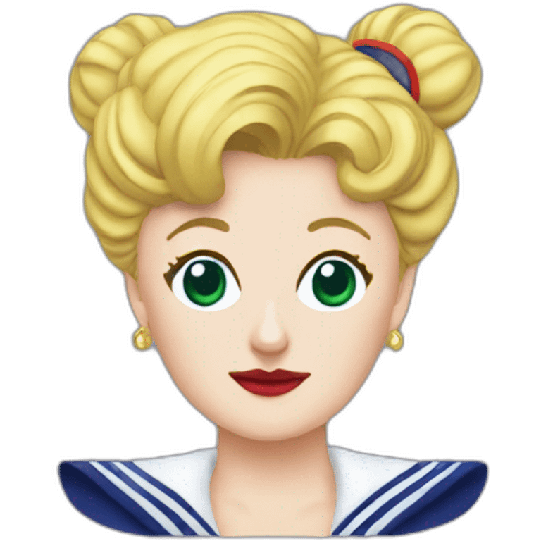 Jessica fletcher as sailor moon emoji