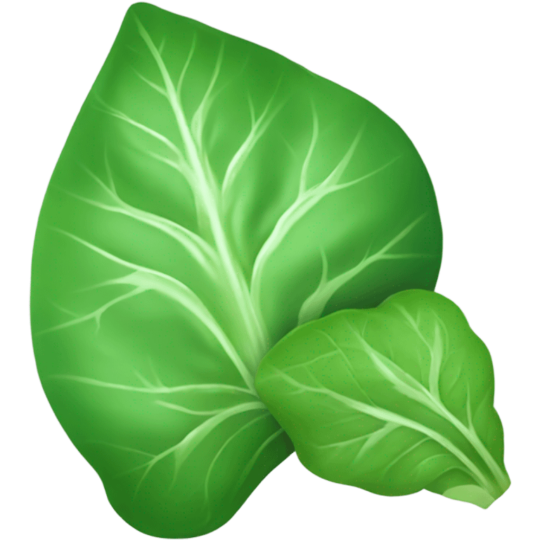 leaf spinach emoji