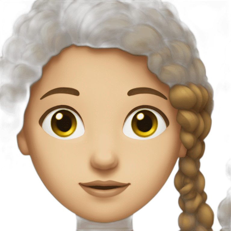 girl-designer-with-brown-hair-green-eyes emoji