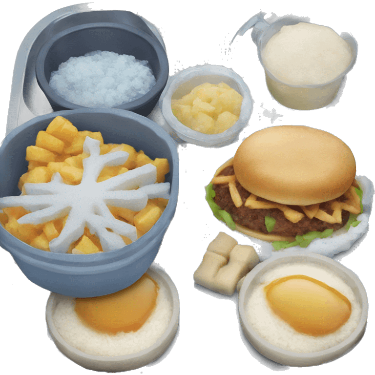 Frozen meal emoji