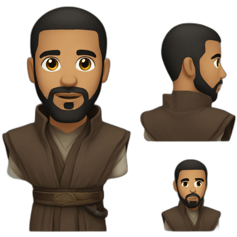 drake as a jedi emoji