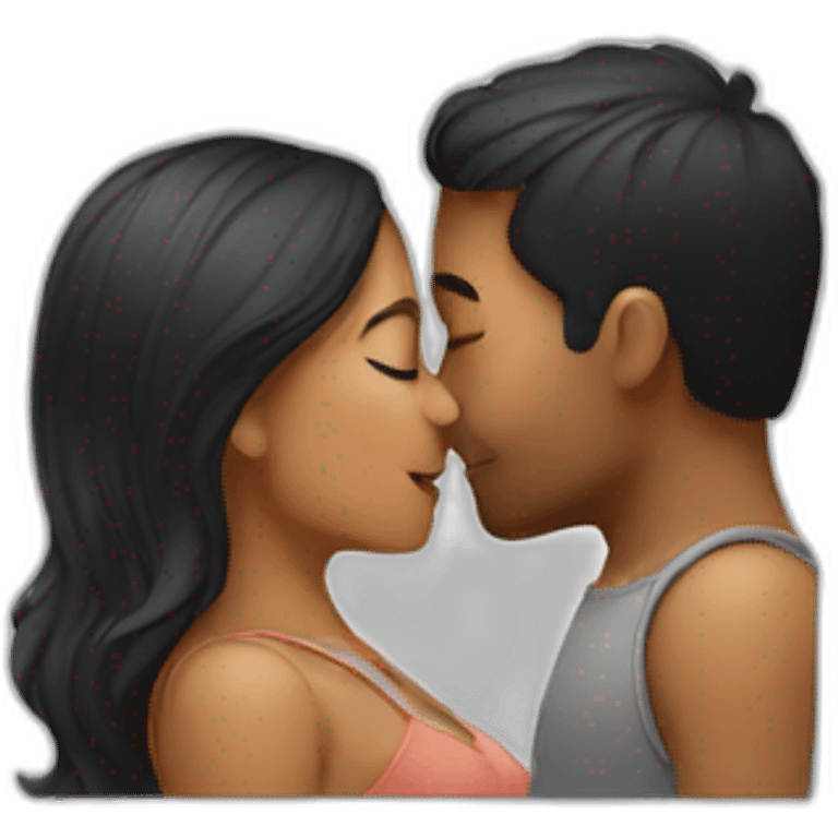 Couple kissing emoji