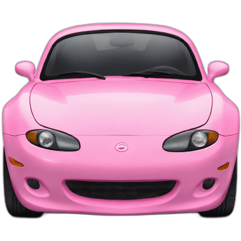 miata pink like cake emoji