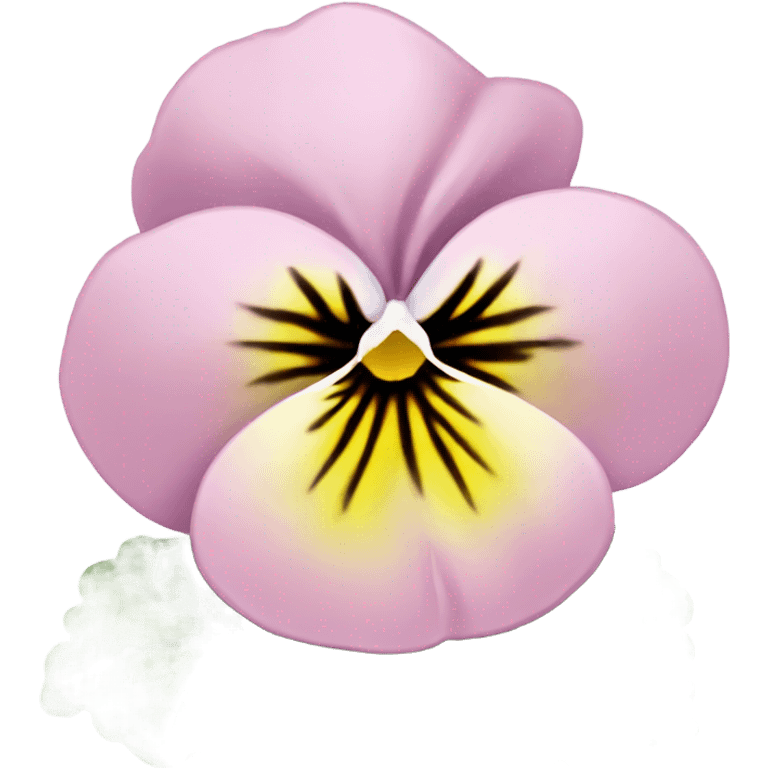 light pink pansies on the background of aesthetically pleasing purple perfume bottle in vintage style emoji