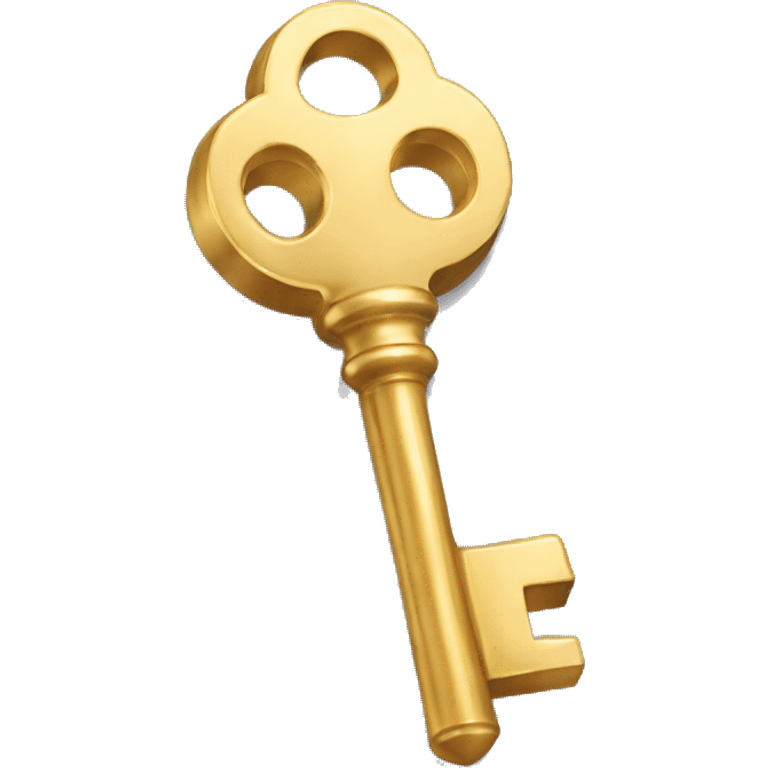 Golden key  emoji