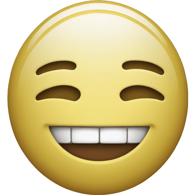 Smiley with mute over mouth emoji