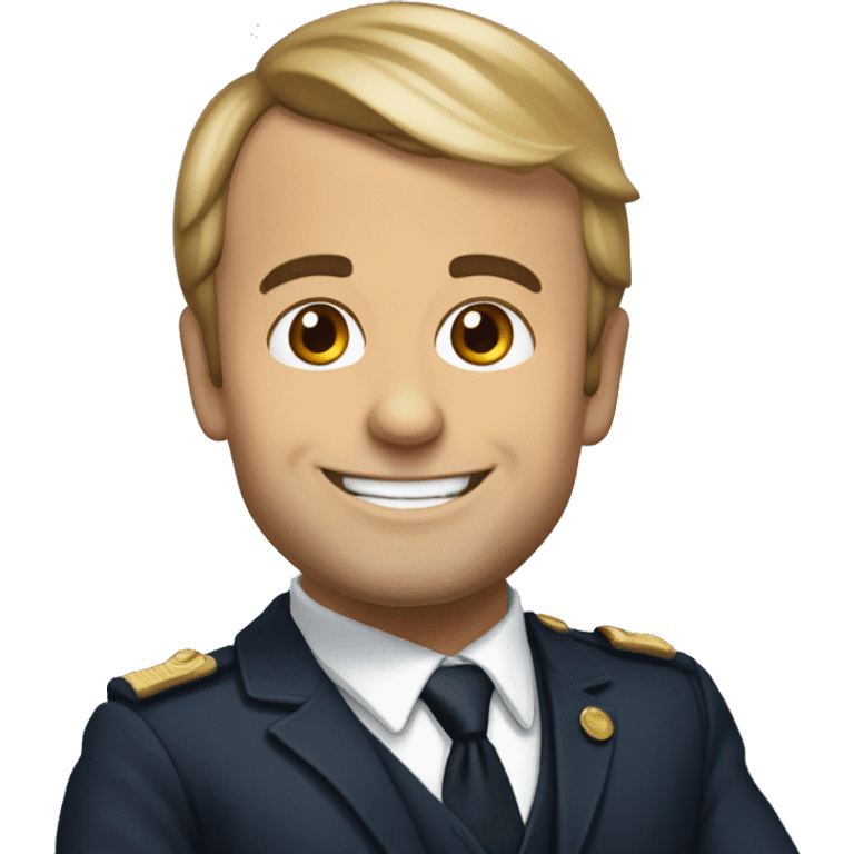 Emanuel macron heureux emoji