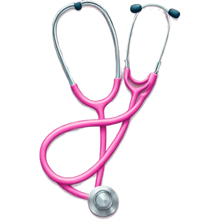 pink stethoscope  emoji