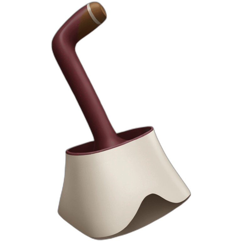 Maroon cowbell emoji