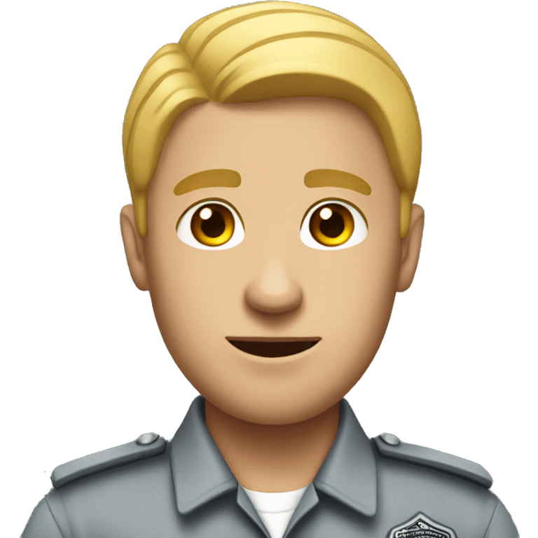 Male Prison Corrections Officer emoji