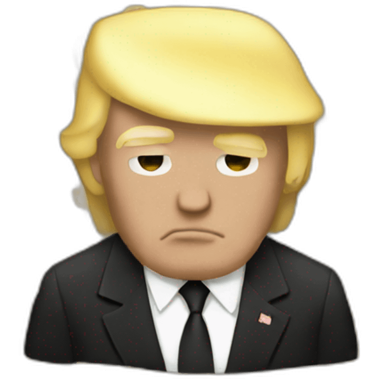 Donald Trump emo emoji