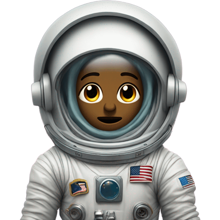 astronaut who is crying emoji