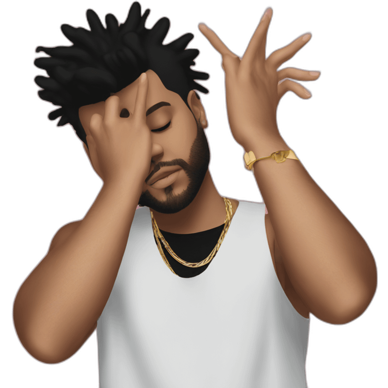 after hours the weeknd making xo with hands emoji