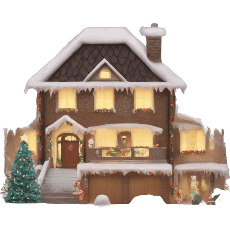 Christmas House  emoji