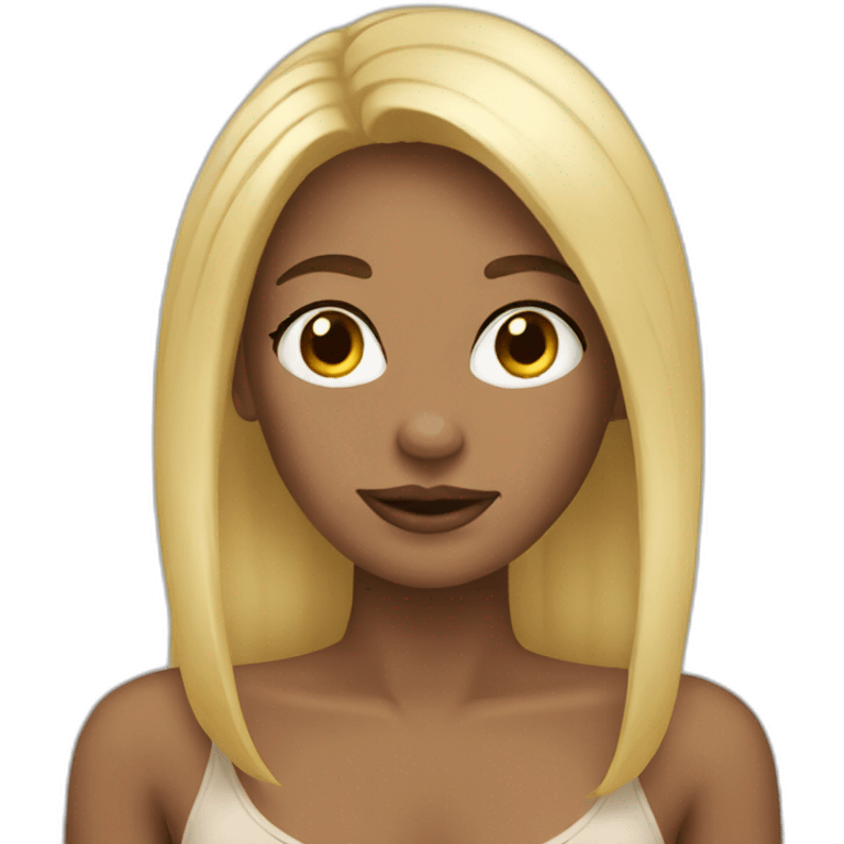 nudiest-blonde emoji