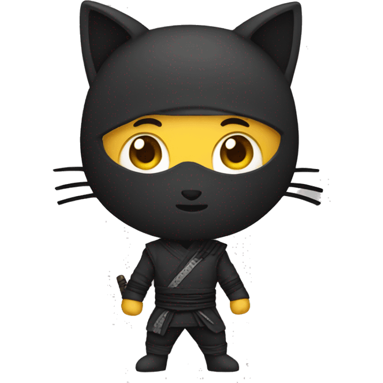 boy in ninja cat costume emoji