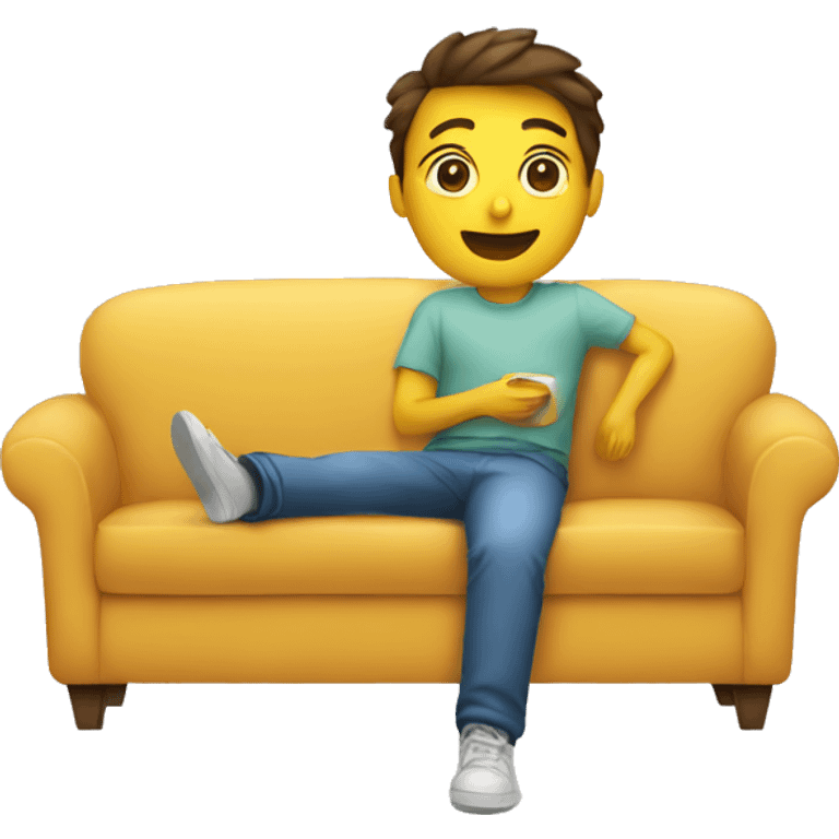 person on the sofa emoji